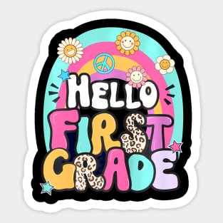 First Grade Back To School Teacher First Day Of School Sticker